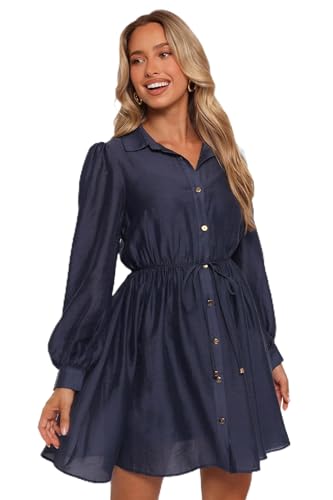 Petal & Pup Women's Everett Long Sleeve Mini Dress