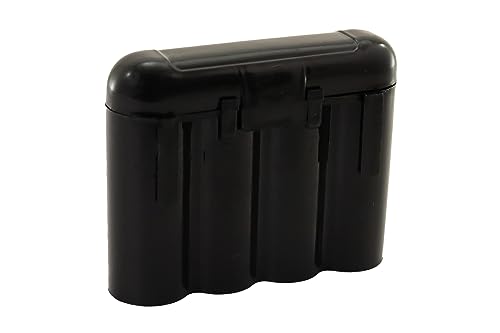 Powertron Batteries AACASEBLACK 3 Pack Aa/Aaa / Cr123A Black Battery Holder Storage Cases thumb #1