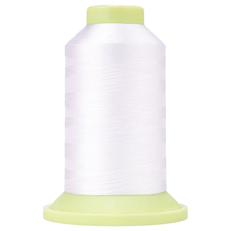Hilo para bordado máquina 4000 yardas blanco miniatura 3