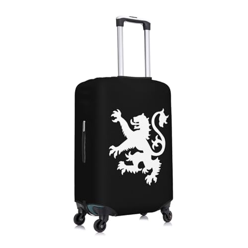 Lion Rampant Scotland Travel Luggage Cover Suitcase Protector Fits 29-32 Inch Case(Black,XL)2