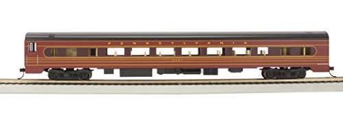 Bachmann Trains - 85' Smooth-Side Coach Car with Lighted Interior - PRR #4251 - Fleet of Modernism - HO Scale, 14212, Silver