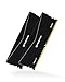 Acer Predator Pallas II DDR5 Heatsink U-DIMM 6000Mhz 96GB (48GB*2) CL28 - für Intel XMP 3.0 & AMD Expo - Computer Gaming Arbeitsspeicher - Schwarz