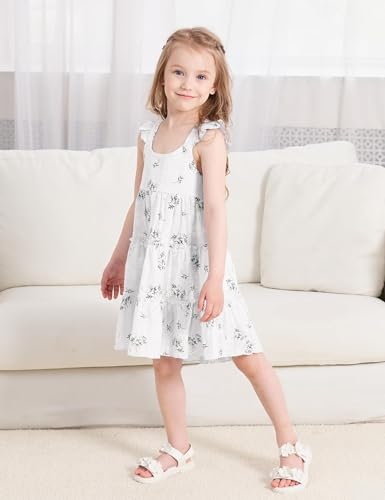 Hipea Toddler Baby Girls' Dresses Outfits Sleeveless Backless Colour Block Dress Kids Casual Beach Dresses3