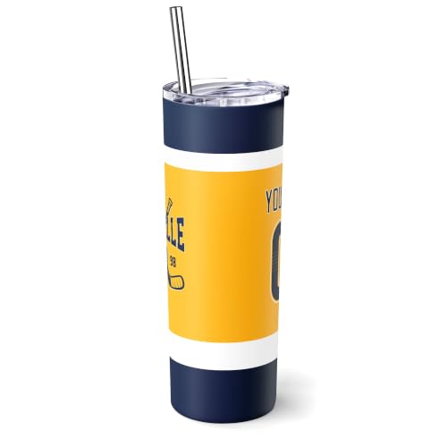 Image of ANTKING Nashville Tumbler 20oz Travel Mug Custom Name Number Gifts | Stainless Steel Insulated Coffee Cup for Men Women