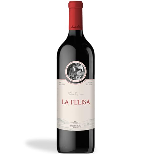 Emilio Moro - Vino Tinto La Felisa 2022 | Ribera del Duero ecológico | Sin sulfitos añadidos | Aromas florales y frutas rojas | Voluminoso y estructurado | 100% Tempranillo | 1 Botella 75cl