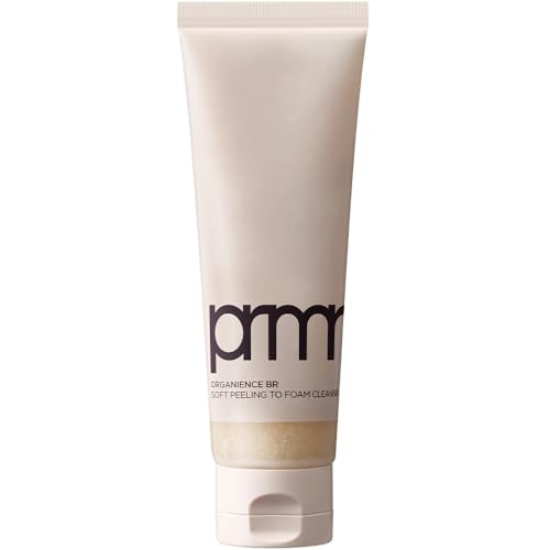 PRIMERA Organience Peeling Foam 120ml(4.06 fl oz), Exfoliating and Rejuvenating Daily Peeling to Foam Cleanser, Prep Skin For Makeup, Daily Exfoliating and Deep Pore Cleansing Foam