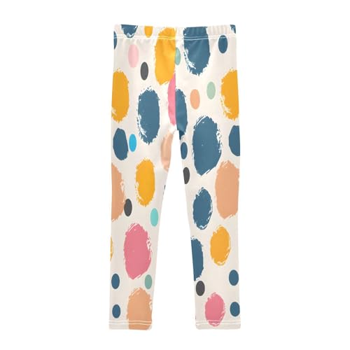 Toddler Girls Leggings Printed Yoga Pants Leggings Polka Dots for Kids2