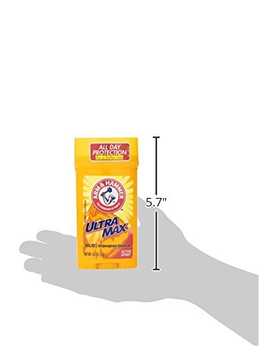ARM & Hammer Ultramax Solid Antiperspirant Deodorant Active Sport 2.6 Oz (Pack of 4) - image 8
