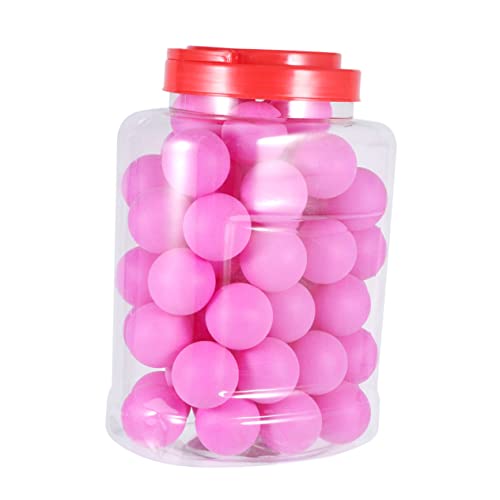 OSOLADY 40mm Plastic Table Tennis Balls 60 Pack for Beginners Seasoned Players Easy to Carry