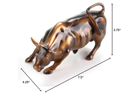 Figura Estatua Toro de Wall Street en Bronce X-Large miniatura 7