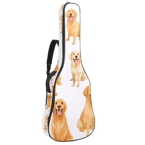 Housse guitare basse et acoustique 109 cm imperméable avec sangle à dos souple