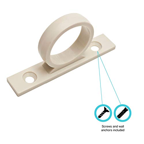 Dura Faucet Df-Sa155-Bq Rv Shower Hose Guide Ring - Mounting Screws Included (Bisque Parchment) #TOP2