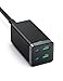Caricabatterie USB C 65W Alimentatore USB C Caricatore 4 Porte USB C+USB A [Tecnologia di Alimentazione GaN] Caricabatterie Cellulare Spina Tipo C per MacBook iPad Pro/Air iPhone Switch Galaxy…