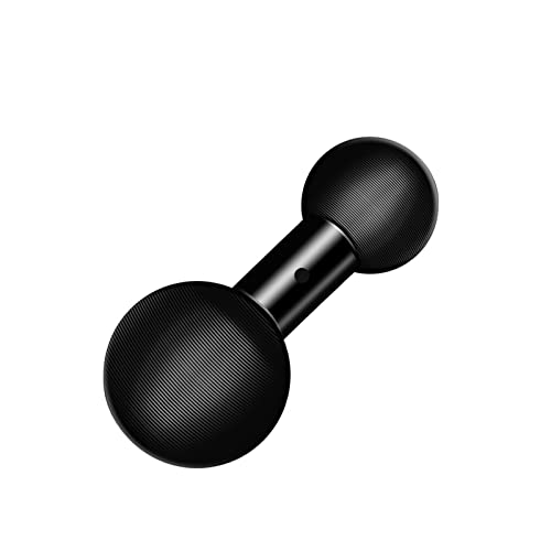 25mm / 1 inch to 17mm Ball Adapter for RAM Mounts B Size Double Socket Arm, Garmin 17mm Swivel Ball Mounting Pattern GPS Mount