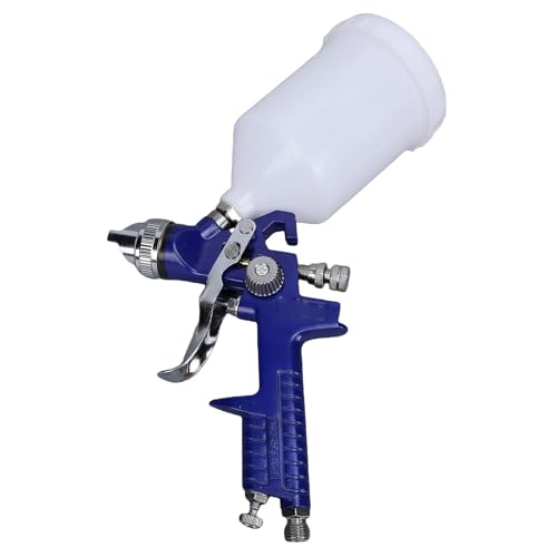 Generic HVLP Spray Gun, 600ml Gravity Feed Paint Sprayer with 2.0mm Nozzle and Stainless Steel Needle, Gravity Feed Spray Gun for Automotive Furniture Wall Painting Craft Art
