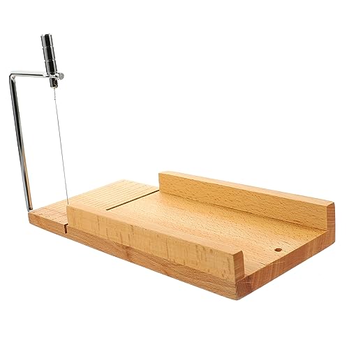 GRIRIW Trancheuse à Fromage avec Fil Ustensile de Cuisine Inoxydable et Coupe Facile et Ergonomique pour Fromage Beurre Fruits et Gâteaux