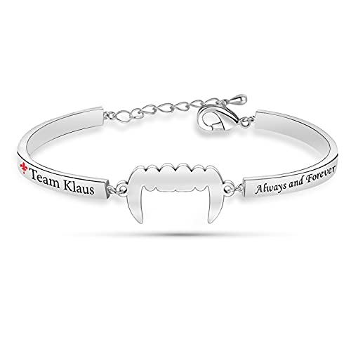 G-Ahora The Originals Inspired Jewelry Vampire Diaries Fandom Geschenkidee Team Klaus Always and Forever-Armband, Metall, NAa Cover