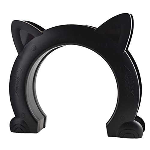 Portas de gato para interior, porta de animal de estimação de corredor de gato de 2 vias - porta int