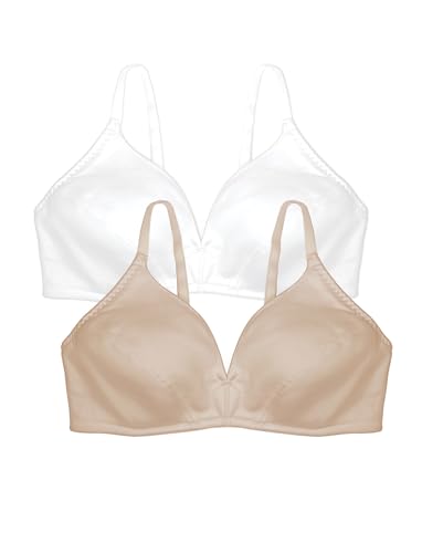 Soutien-gorge sans armature doublé léger Bestform 5006255 opaque lot de 2 grand confort