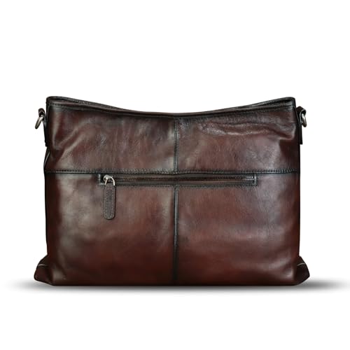 Image of Genuine Leather Hobo Bag for Women Tote Bag Vintage Handmade Shoulder Bag Crossbody Satchel Purses Pouch