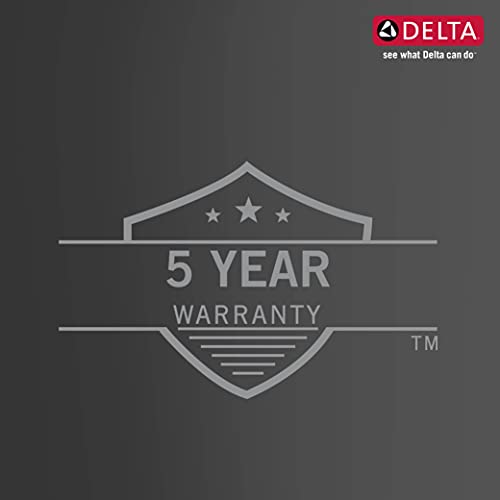 Image of DELTA FAUCET | Brass Rectangular Quarter-Turn Angle Valve | Stop Cock with Wall Flange | Polished Chrome| IAO36005