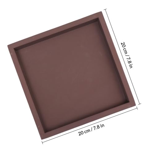 Plateau carré épaissi pour pot de fleurs support étanche intérieur - 3