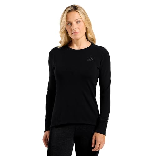 Odlo Thermounterwäsche Damen Merino 260 I Merino Unterwäsche Damen I Langarm Thermoshirt