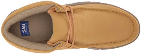 Stacy Adams Men's Wally Moc Toe Lace-Up Chukka Boot Sneaker, Wheat, 8 M US | Image 4