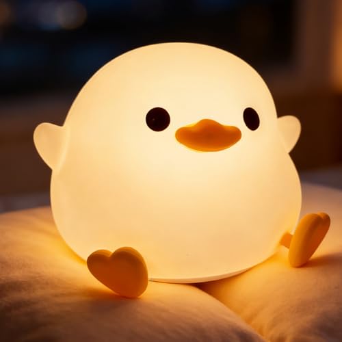 TaimeiMao Luz Nocturna Infantil, Luz Nocturna Silicona Tactil, Kawaii Led Recargable...