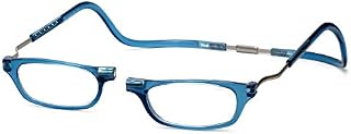 Clic XXL Magnetic Front connection Reading Glasses in Blue Jeans +2.00