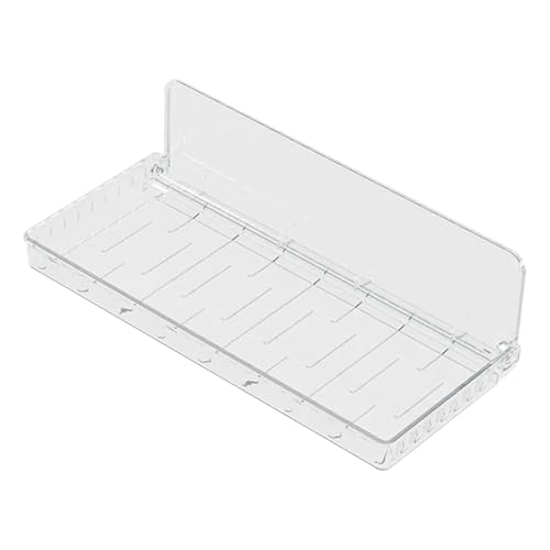 Estantes acrílicos para pared, innovador estante acrílico transparente resistente con diseño plegable, organizador de estante de pared multifuncional, estantes flotantes acrílicos para baño