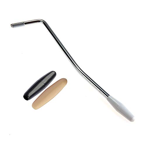 Braço Tremolo Simples, Andoer Cabo de manivela de braço trêmulo com fio de guitarra elétrica de 5 mm