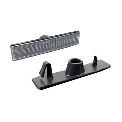 XIOUMAAN Front Left Driver and Right Passenger Side Clear Lens Black Housing Smooth Signal Light Marker Bumper for Toyota for Celica 1986-1989 for Supra 1987-1993