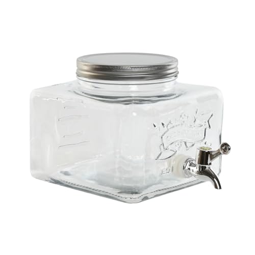 Imagen de Dispensador de Agua Home ESPRIT Transparente Metal Silicona Cristal ABS 3