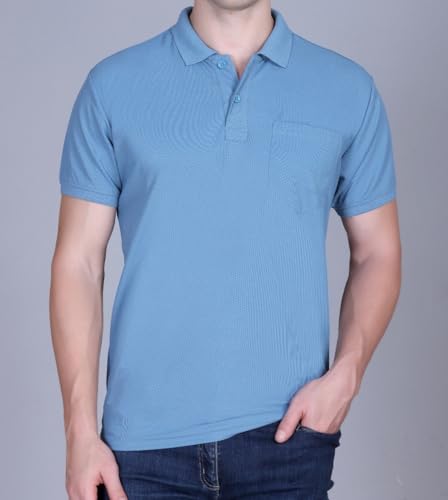 Image of FYLTR Men's Solid Polo | Regular Fit | Casual Polo Shirts for Men