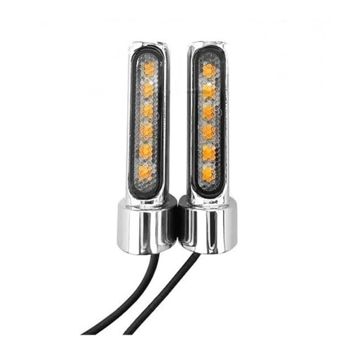Clignotant de moto 6 LED puissant améliorant la visibilité arrière