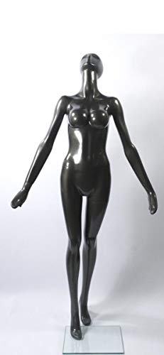 Qubeat Maniquíes Femenino Brillante Gris