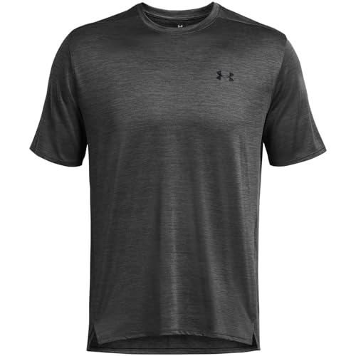Under Armour Camiseta de Manga Corta UA Tech Vent SS para Hombre, Castlerock, M