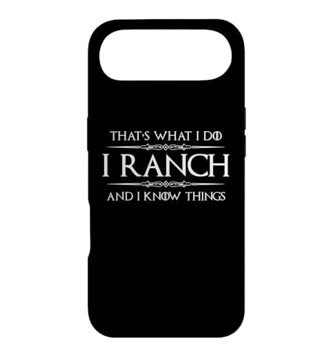 �q��M�t�g | I Ranch and I Know Things Funny Rancher �X�}�z�P�[�X iPhone Air �p