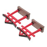 Sosoport 2stücke Miniatur-Torii-Tor Japanisches Schrein-Element Harzornament für Bonsaigarten Feengarten Modellbauausstellung Kulturelle Dekoration