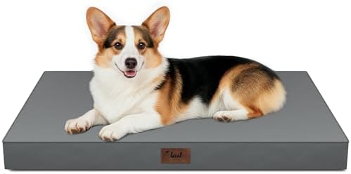 Outdoor Orthopedic Dog Bed, Waterproof Dog Bed for Large Dogs 36x...