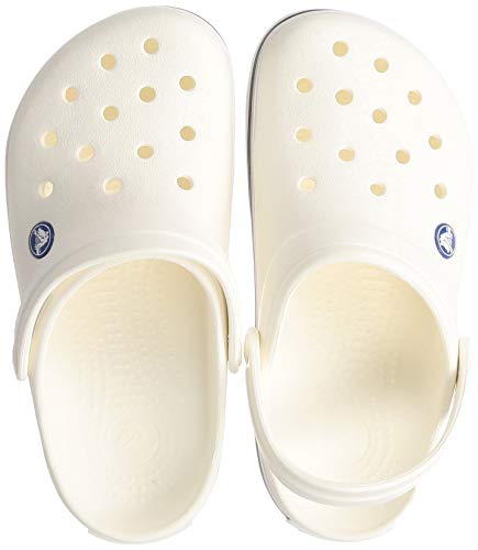 Image of Crocs Unisex Crocband Clog, White, 4 US Men / 6 US Women