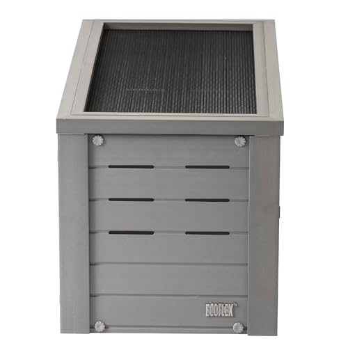 Image of New Age Pet ECOFLEX Small 24 inch Reptile Habitat Enclosure, Glass Front Terrarium for Snakes, Lizards & Tortoises, in Maple or Grey, Easy to Clean, Front Access Design