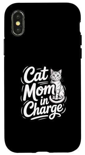 Cat Mom In Charge �X�}�z�P�[�X iPhone X/XS �p