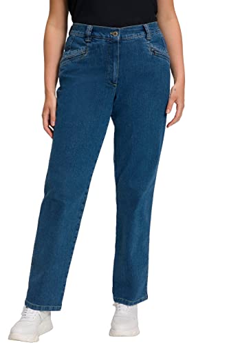 ULLA POPKEN Stretchjeans Mony L Pantaloni, Blu (Bleached 92), W47/L34 (Taglia Produttore: 116) Donna