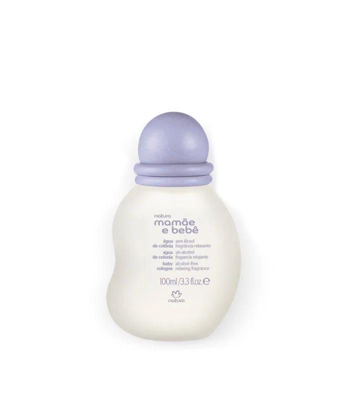 Natura - Mamãe e Bebê Mom & Baby Cologne | Relaxing Fragrance Scent for Babies | Alcohol-Free, Hypoallergenic, Pediatrician Tested, Vegan & Safe Daily Use – 3.4 fl oz (100 ml)