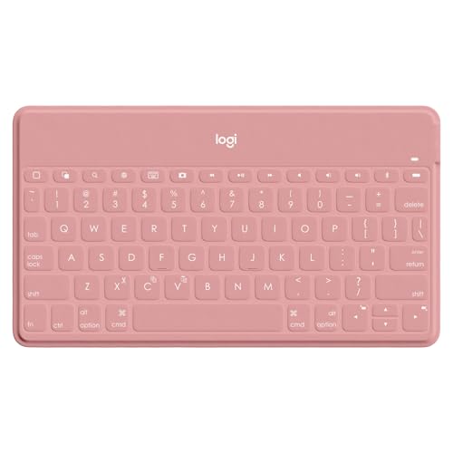 Clavier sans fil Logitech Keys-To-Go rose version QWERTY italien pour tablette