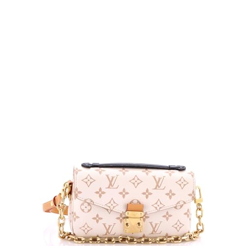 Pre-Loved Pochette Metis Monogram Dune Canvas East West, Neutral