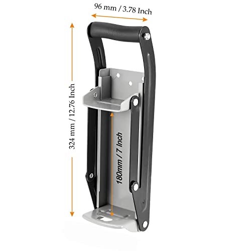 Mukchap 2 Pcs 12Oz/16Oz Metal Can Crusher, Wall Mounted Aluminum Can Smasher With Screws, Cans Crusher With Bottle Opener, Recycling Tool For Soda, Beer, Seltzer Cans, Grey #TOP1