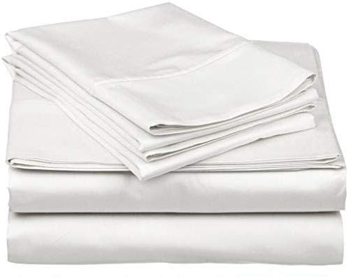 RRlinen 4PCs 800-Thread-Count 100% Cotton Bed Sheets, Full